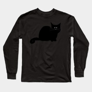 Curious cat vegetation Long Sleeve T-Shirt